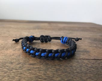 Thin Blue Line 95 Cord Bracelet!