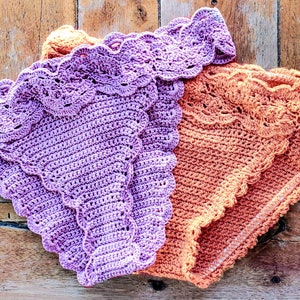 Blooms Bikini Bottom - Crochet Lace Bikini Pattern