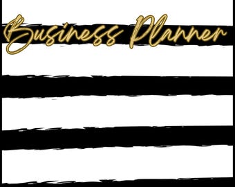 Planificador empresarial definitivo / Descarga digital / Organizador para pequeñas empresas / Planificador para emprendedores 2025 / Libro de trabajo empresarial imprimible