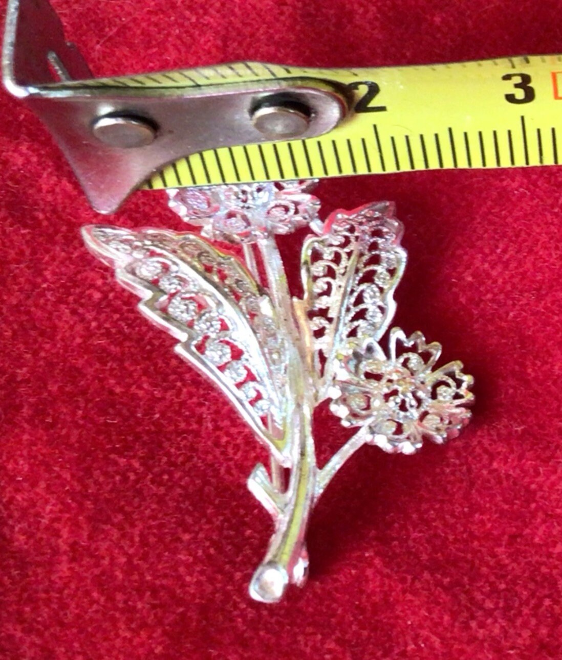 Broche Souvenir 'Ville De Villefranche' Vintage - Filigrane émaillé Années 70 - Neuf Vieux Stock