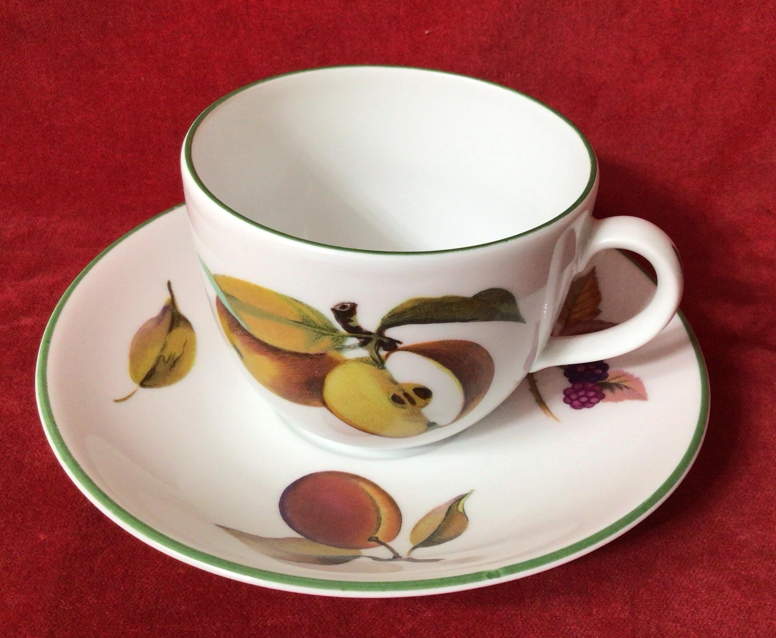 Royal Worcester Evesham Vale Mugs - Etsy