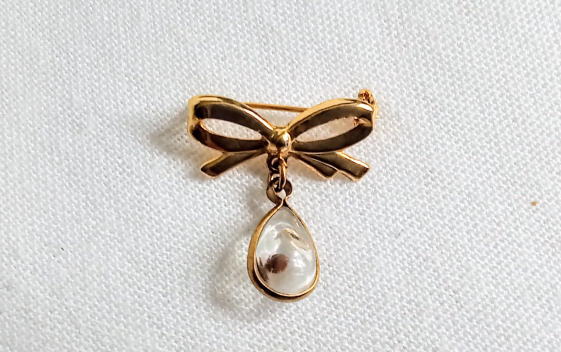 Con Ciondolo Perle Finte Cravatta A Fiocco | SHEIN ALIA - Foto 2