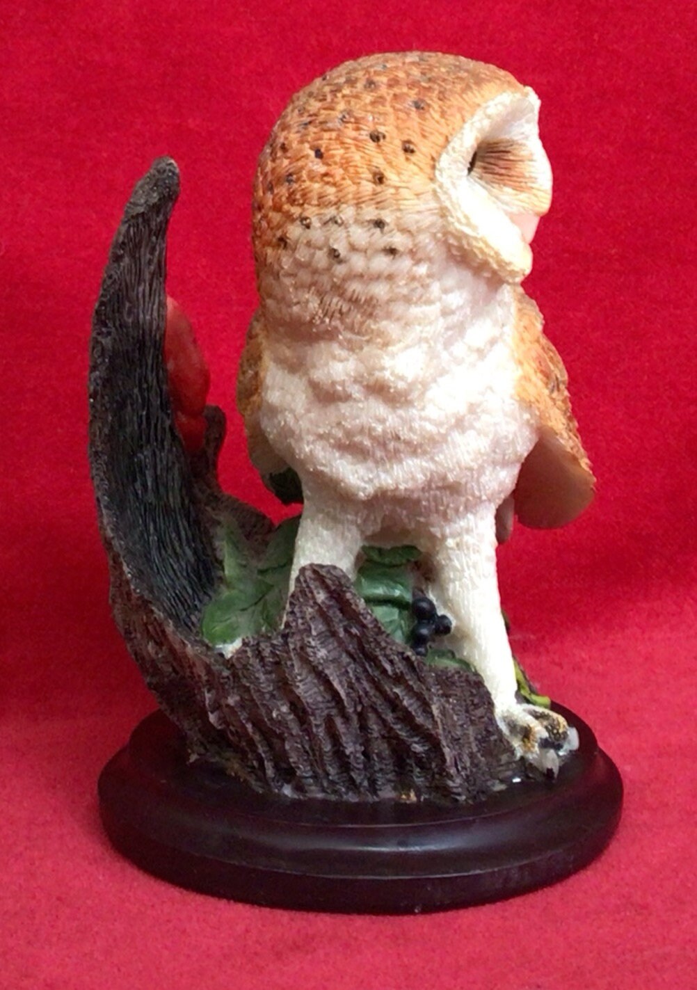 W92 Vintage Hand Painted the Country Bird Collection “ the Barn