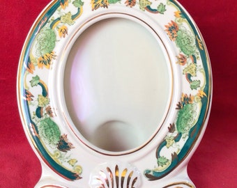 BC82 Vintage Handpainted Mason's Ironstone Chartreuse