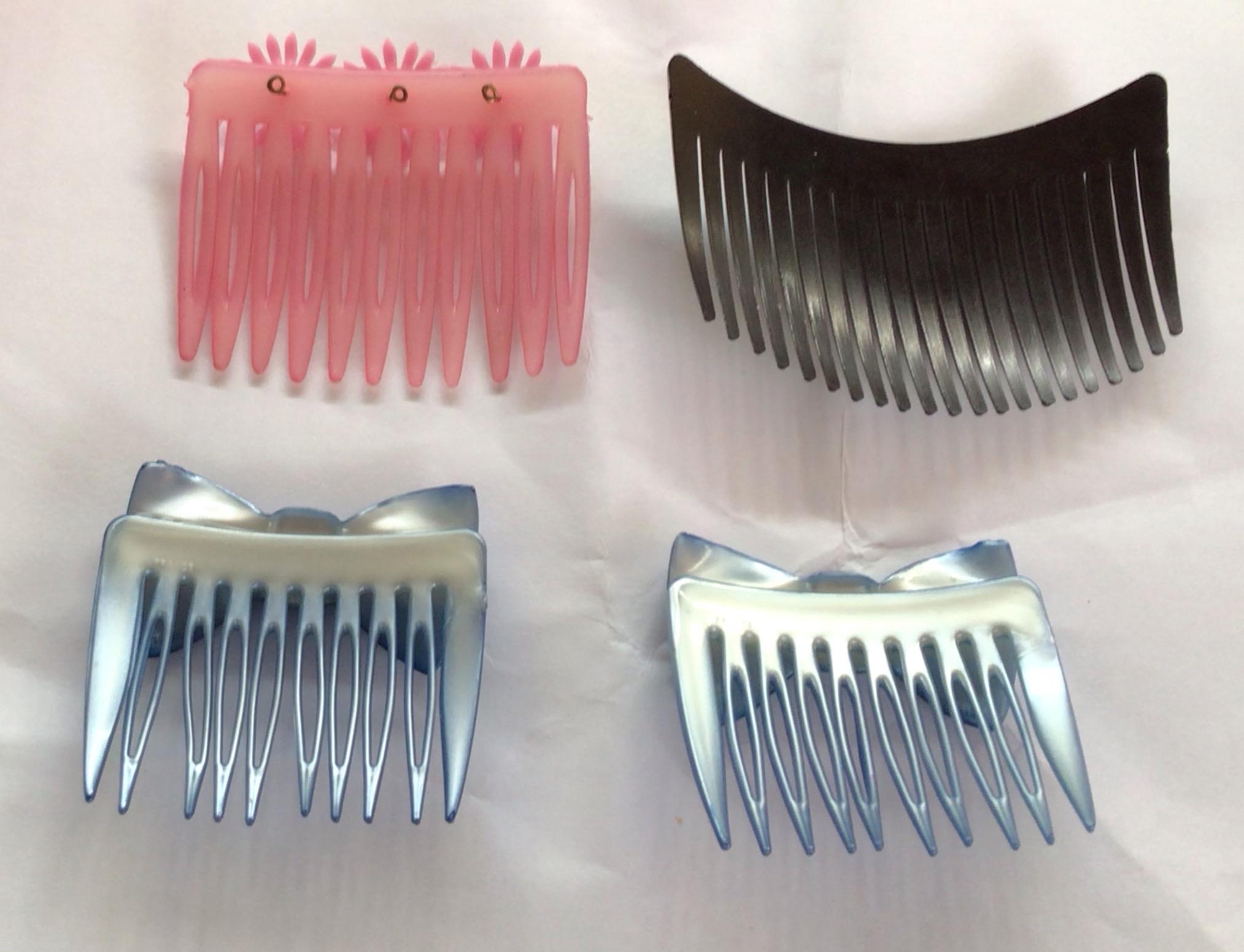 1980’s Vintage Carita Hair Combs, HandMade in France, Deadstock/ Unworn, Pair hair combs france products for sale | eBay main image 4