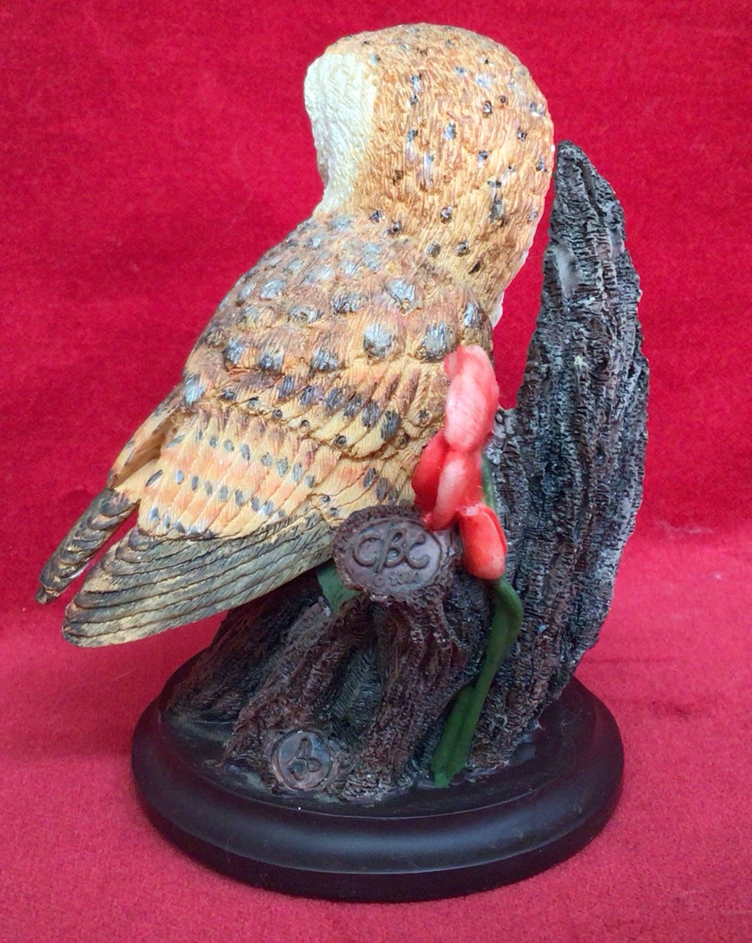 W92 Vintage Hand Painted the Country Bird Collection “ the Barn