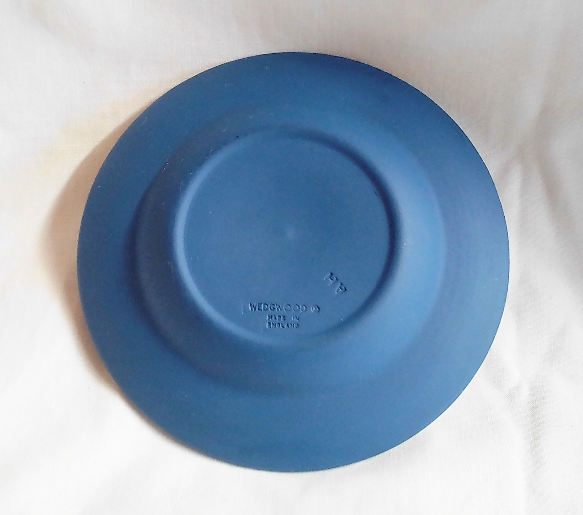 L1 Vintage Royal Blue Jasperware by Wedgwood 1952 Silver Jubilee