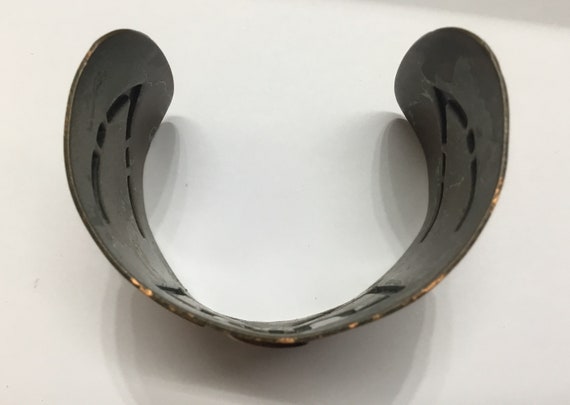 E3 Vintage adjustable solid copper Native America… - image 6