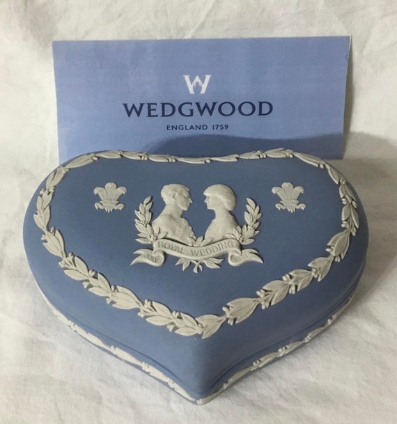 K86 Vintage Blue Jasperware by Wedgwood  Princess… - image 1