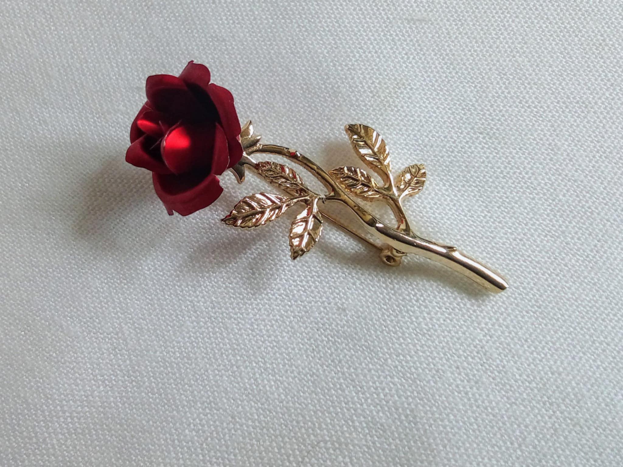 rose♡ Una set, Mixed cuts, Clover, Pink, Rose gold-tone plated