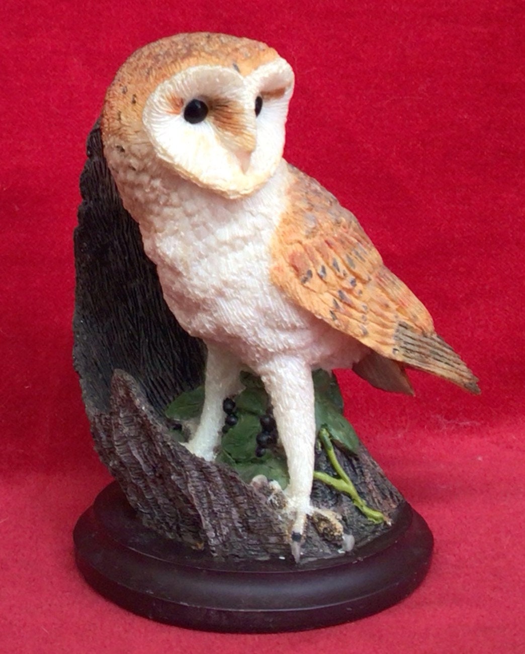 W92 Vintage Hand Painted the Country Bird Collection “ the Barn