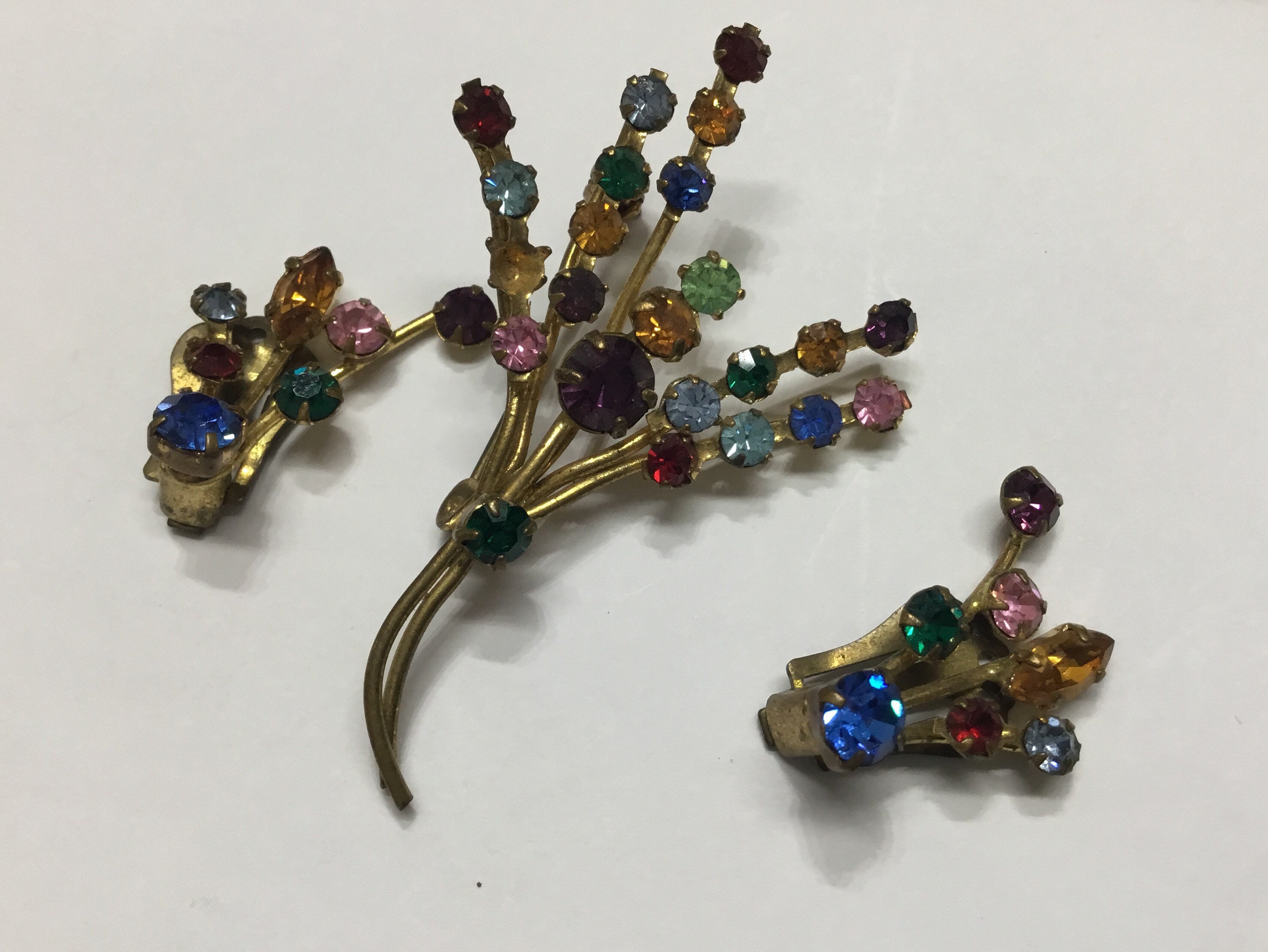 Sterling Silver Clear Lucite Bird Brooch, Jelly Belly Pin