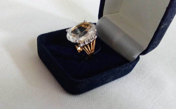 J29 Eyecatching Vintage Statement Pinky Ring (sma… - image 4