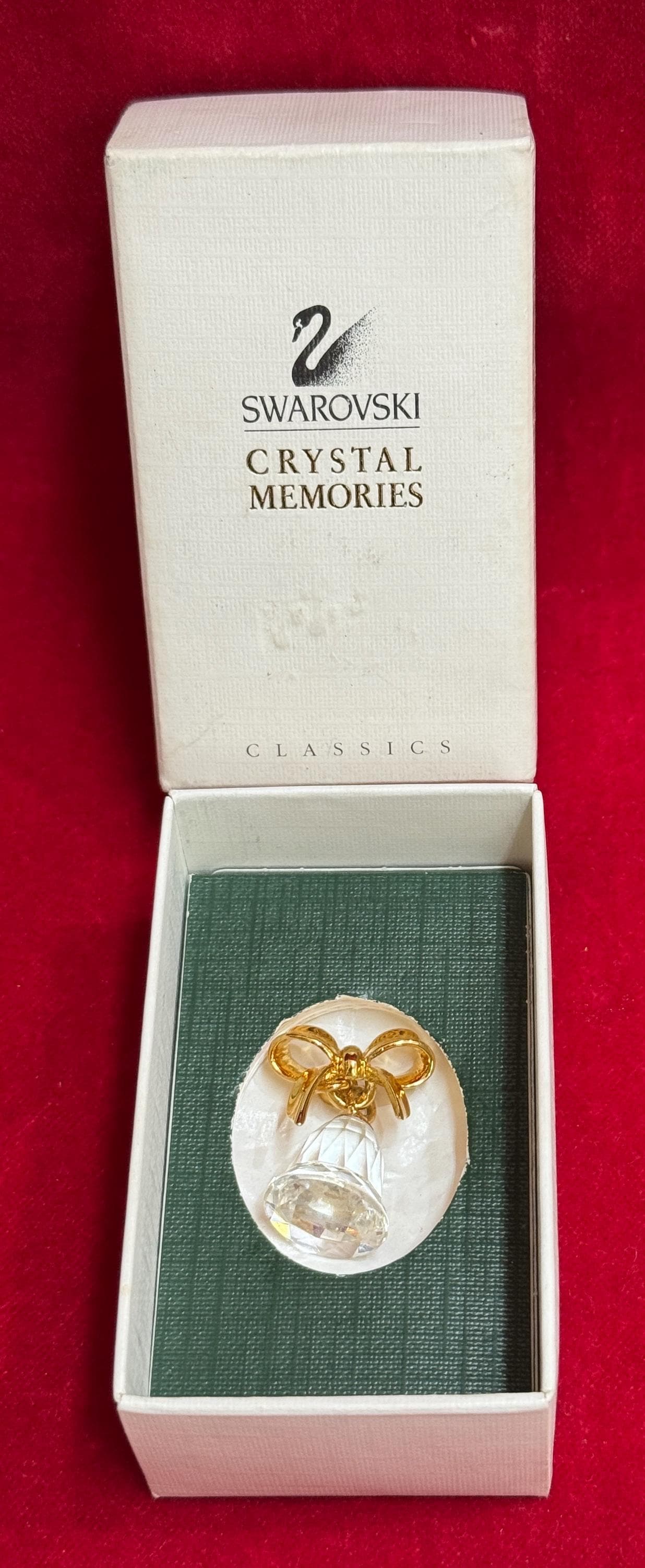 Swarovski スモールベルチャーム 証明書付き Swarovski スモールベルチャーム 証明書付き Swarovski crystal