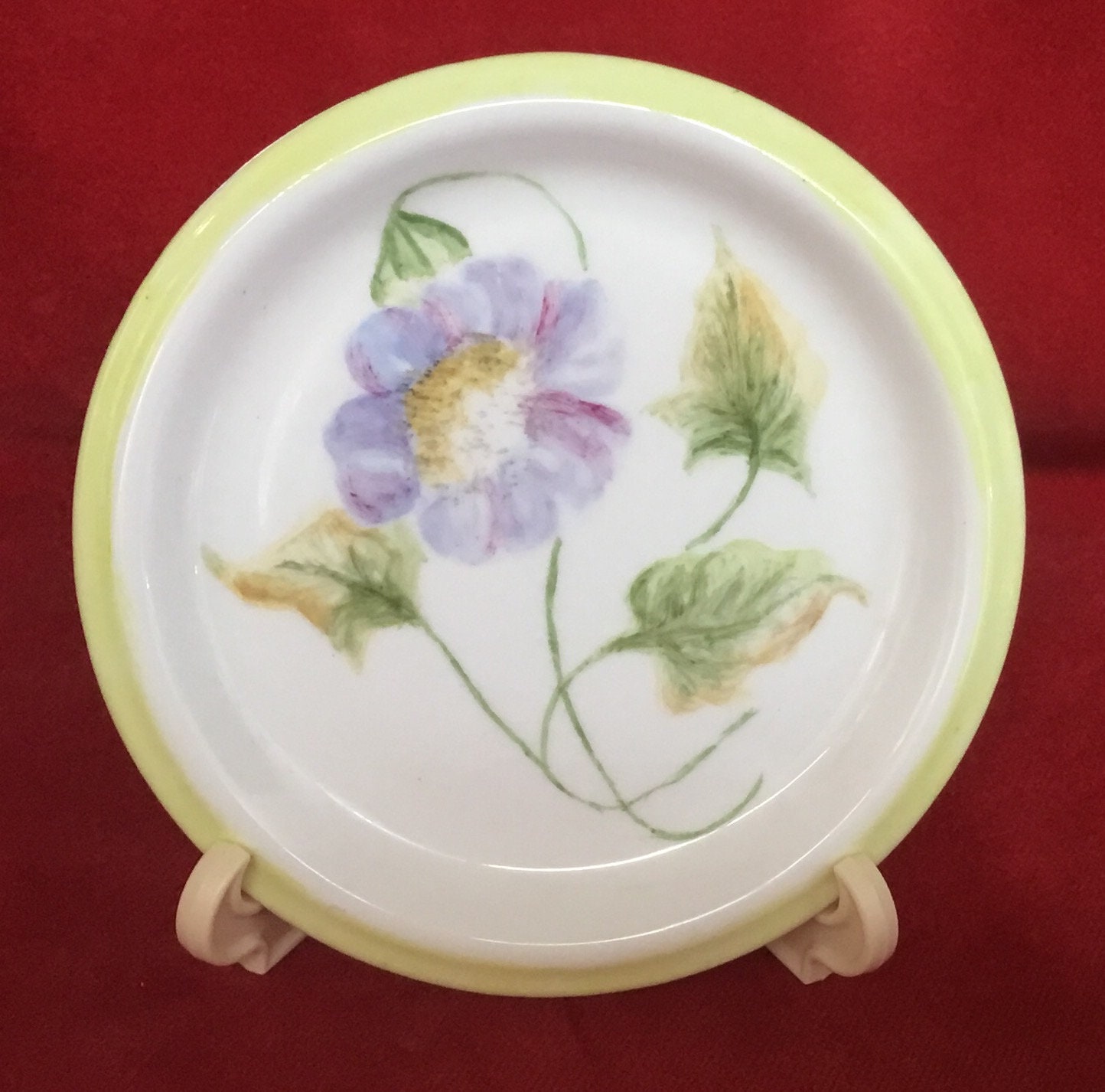 W12 Vintage Hand painted by Ethel Walters Pin Dish. Tracked shipping.