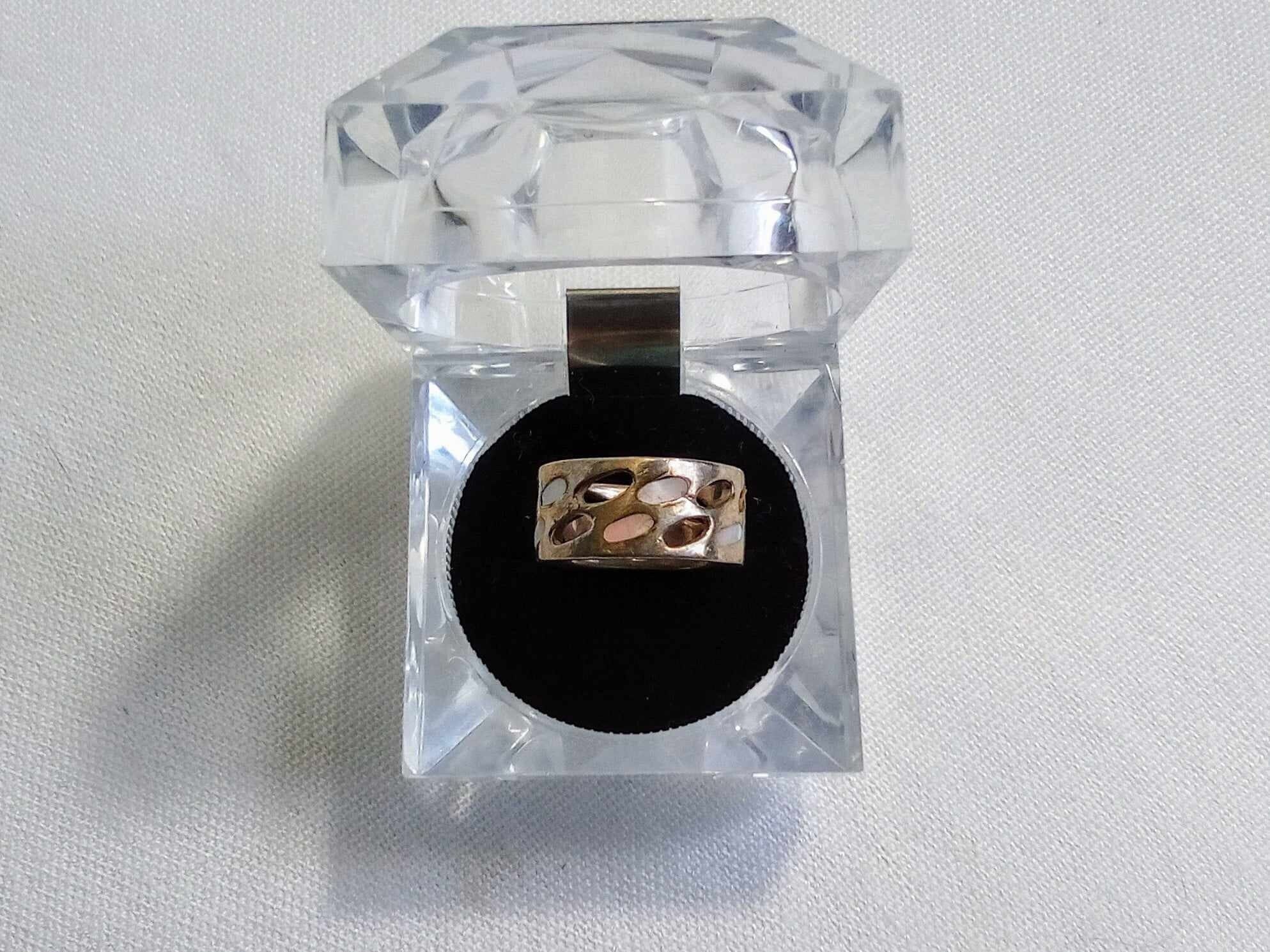 100％本物保証！ JP521. Vintage Hallmarked Silver 925 Wide Band Ring With アクセサリー