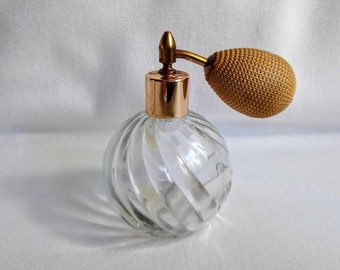 【送料込み】1950's Perfumeボトル アンティーク Vintage Perfume Fragrance Old 1950's Small Bottle Wooden
