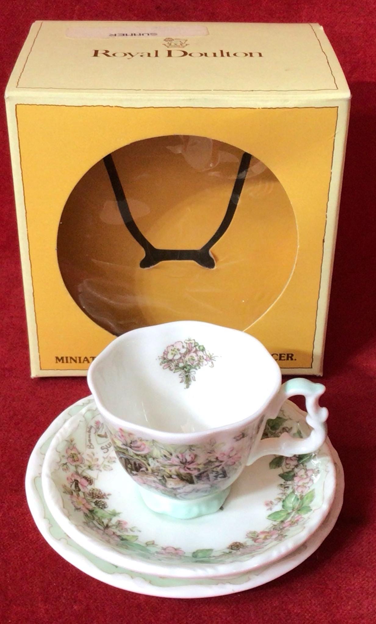 Bramble Hedge Miniature Tea Set - Etsy