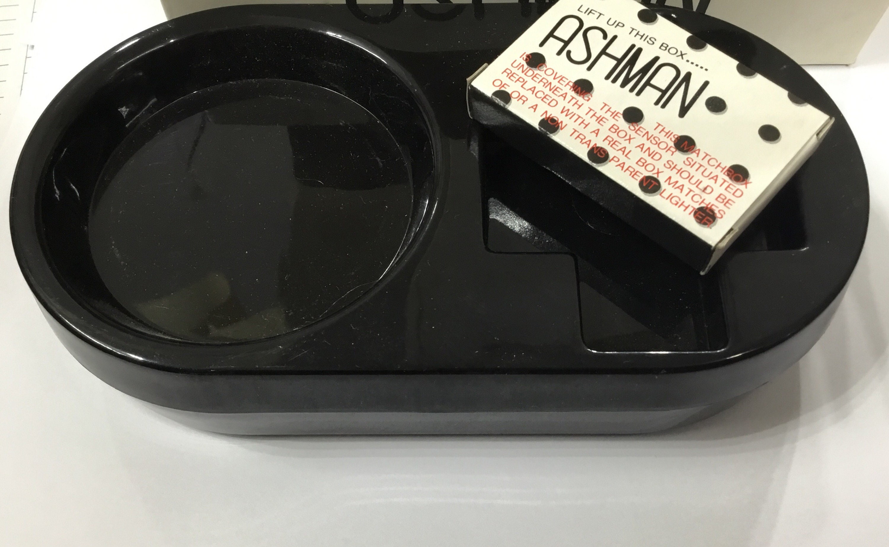 L57 Novelty Ashman No Smoking Ashtray, It Coughs and Splutters