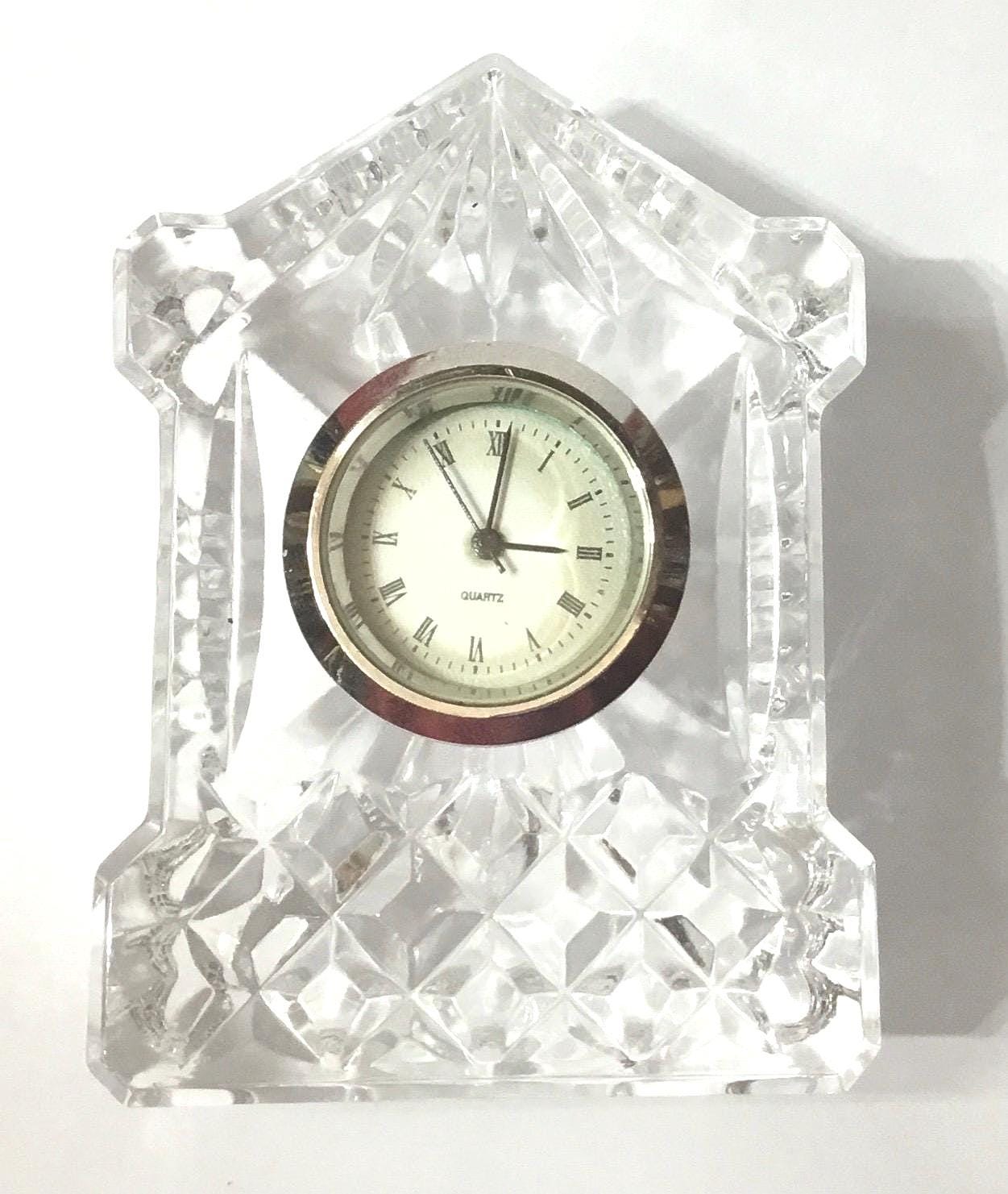 Edinburgh Crystal Clock - Etsy