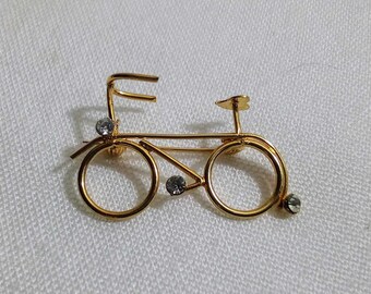 【vintage】シルバー製　ブローチ　13点　パール系　ジャンク含 JP81. Vintage Gold Tone Bicycle Brooch. Small Size. Clear