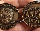 Grateful Dead DEAL Antique Bronze Coin