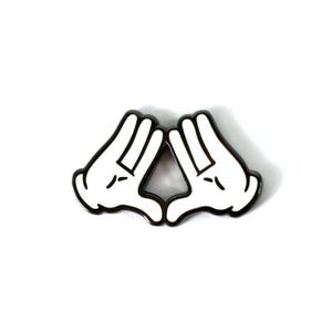 The Illuminati Hands Pin Enamel Pin Custom Lapel hat pin