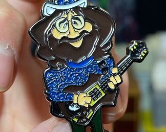 Grateful Dead pin Jerry Garcia 70s blues hat pin enamel