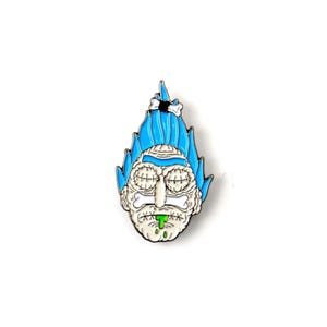 Der Schrumpfkopf Rick Hat Pin Emaille Pin Benutzerdefinierte Revers
