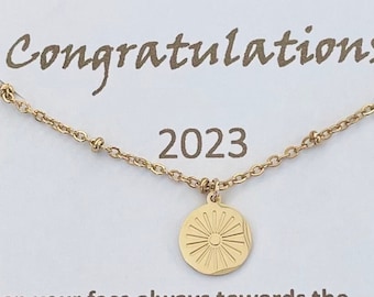 Graduation necklace, Graduation gift, Graduation jewelry, Class of 2023, Class of 2023, Grad necklace, High school grads, College grads