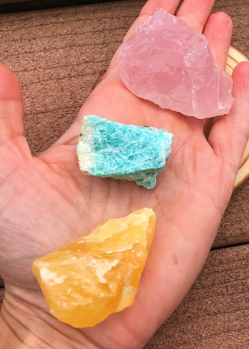 Anxiety Relief Crystal Set Healing stone set Crystals For Etsy