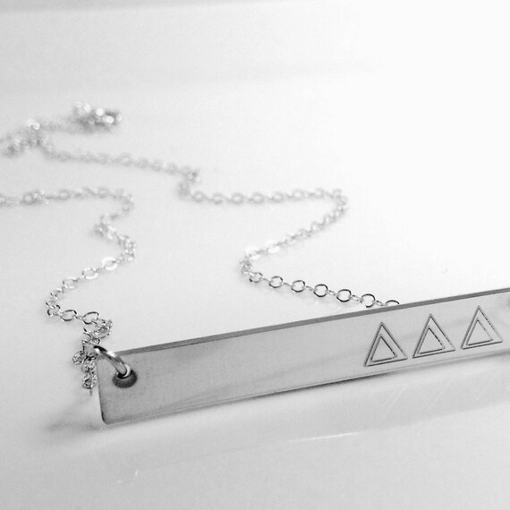 Sorority shop bar necklace