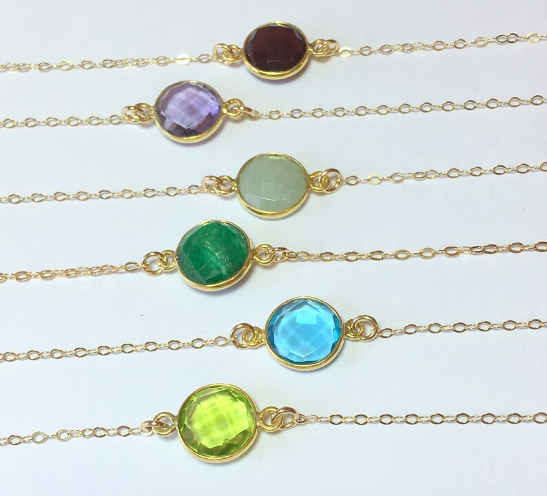 Raw Emerald Necklace Birthstone May Necklace Dainty Gemstone Etsy