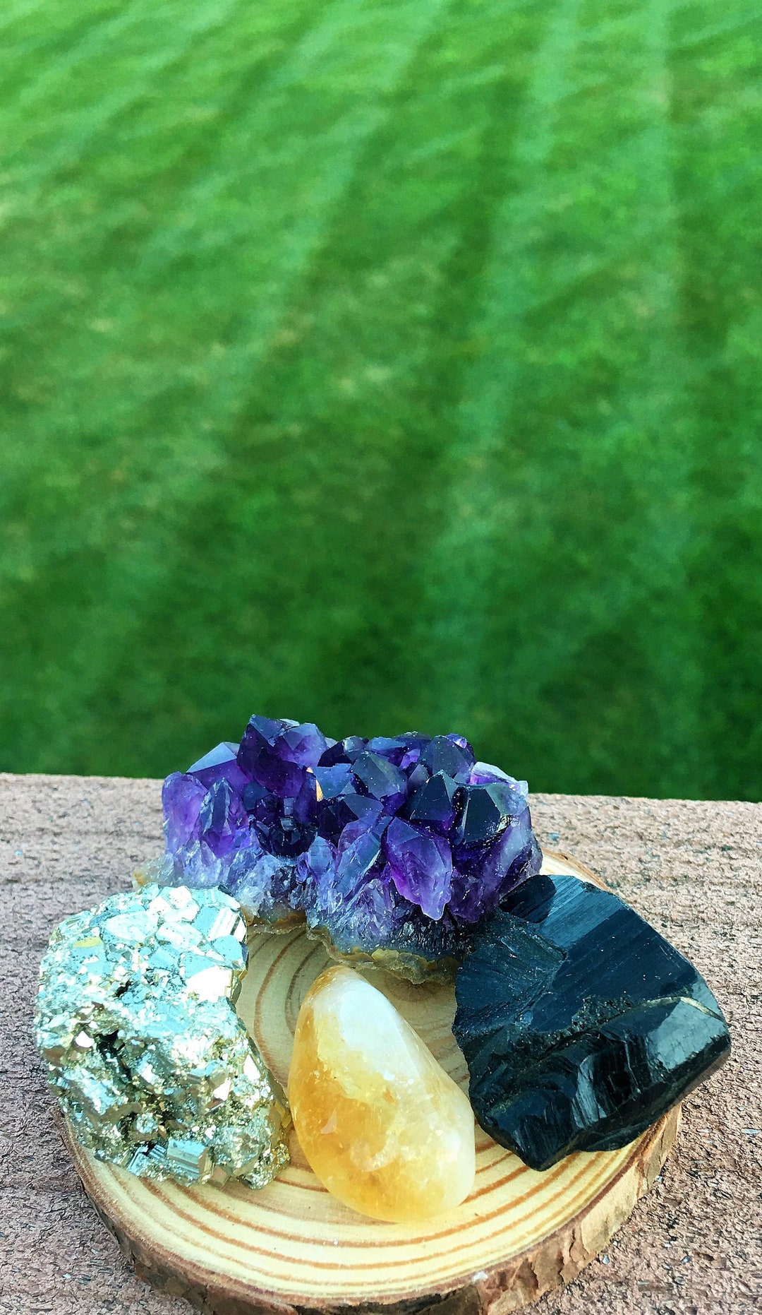 Healing Crystals and Stones Gift Set Protection and Wellness Etsy