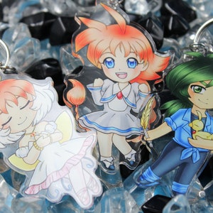 Double sided 2.5 inch Tutu Charms