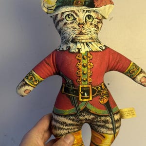 英国 The Toy Works 1980〜90年代 猫ドール ヴィンテージ Toy Works Stuffed Cat - Etsy