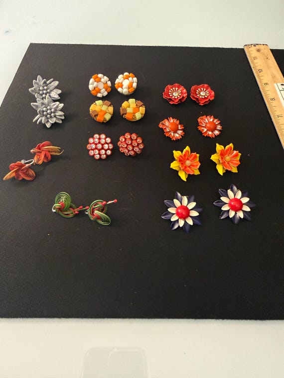 1960s Novelty Earrings Lot