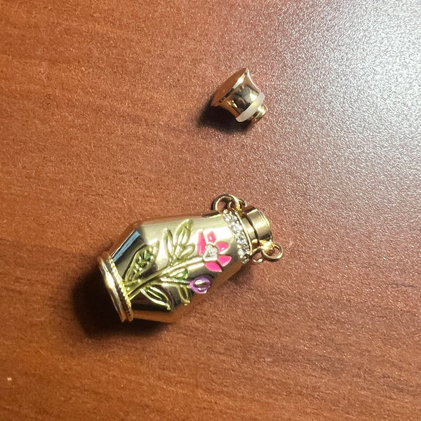Miniature Vintage Locket Vial