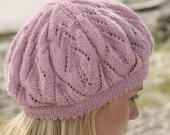 Handmade Alpaca Wool knitted beret, choose your color