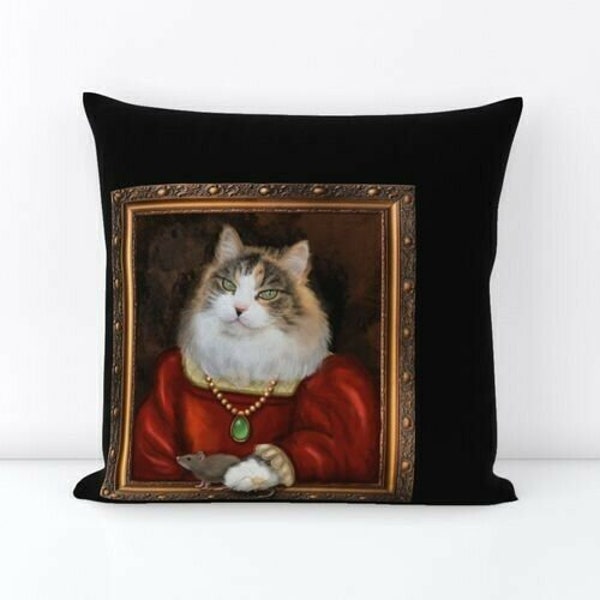 housses de coussins chat, royal 40x40 cm