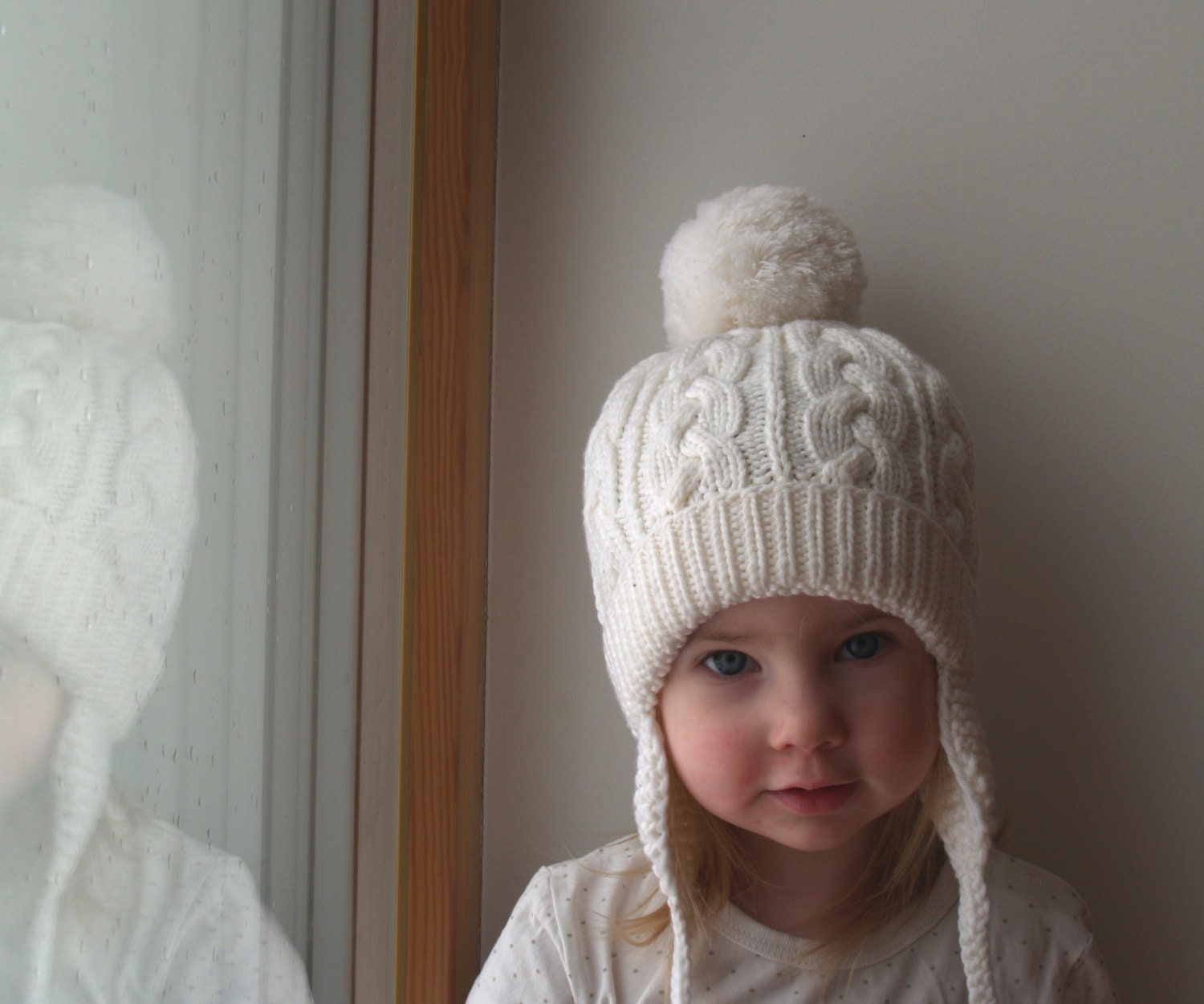 Comprar Gorro de invierno con capucha, bufanda con orejeras de punto para  bebé, niña, niño, gorra de piloto, pasamontañas