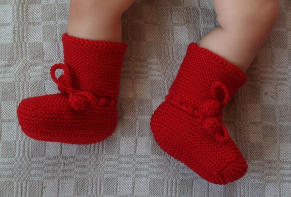 Baby woolen boots clearance
