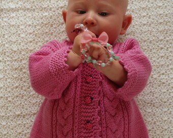 Gestrickter Kinderpullover – Bunt, Pink, Größe 5-6 Jahre, Aus Weichem Material Für Jungen & Mädchen