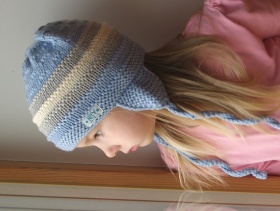 MADE TO ORDER Hand knitted baby hat Winter hat merino wool