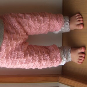 Hand Knit baby pants/ merino wool leggings/ light grey trousers for girls, Sizes 0-3-6-12-24 Months READY TO SHIP/ Matching items available