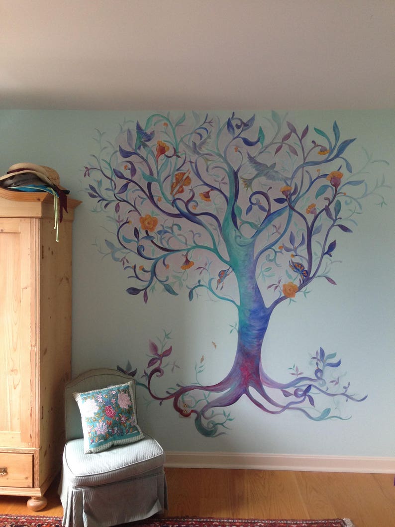 Custom Original Hand Painted Mural Painting Mural Art Etsy