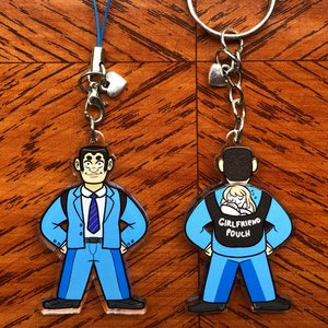 Ore Monogatari Acrylic Charm My Love Story!! Acrylic Keychain Takeo Goda Charm Rinko Yamato Double Sided Charm