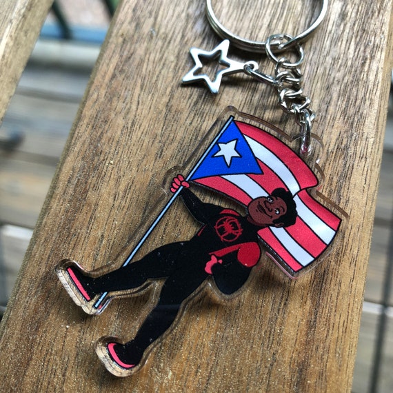 Marvel Miles Morales Spiderman Into the Spiderverse Acrylic Charm