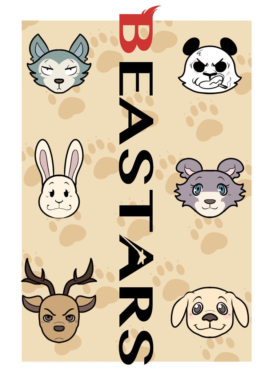 CLEARANCE!! Beastars Sticker Sheet, Beastars Vinyl Stickers, Legoshi ...