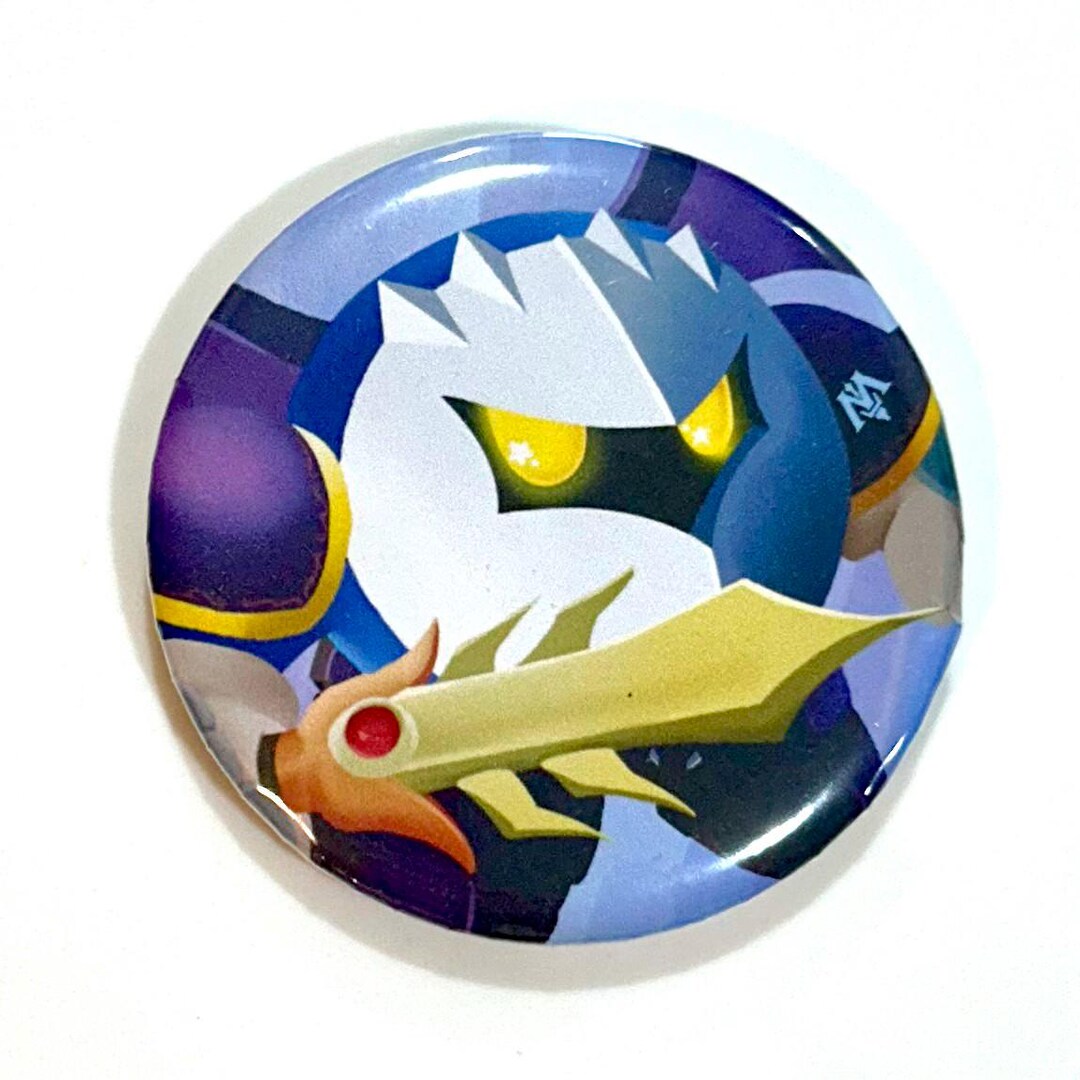 Meta Knight Button, Kirbo Button, MK Button, Pinback Button - Etsy